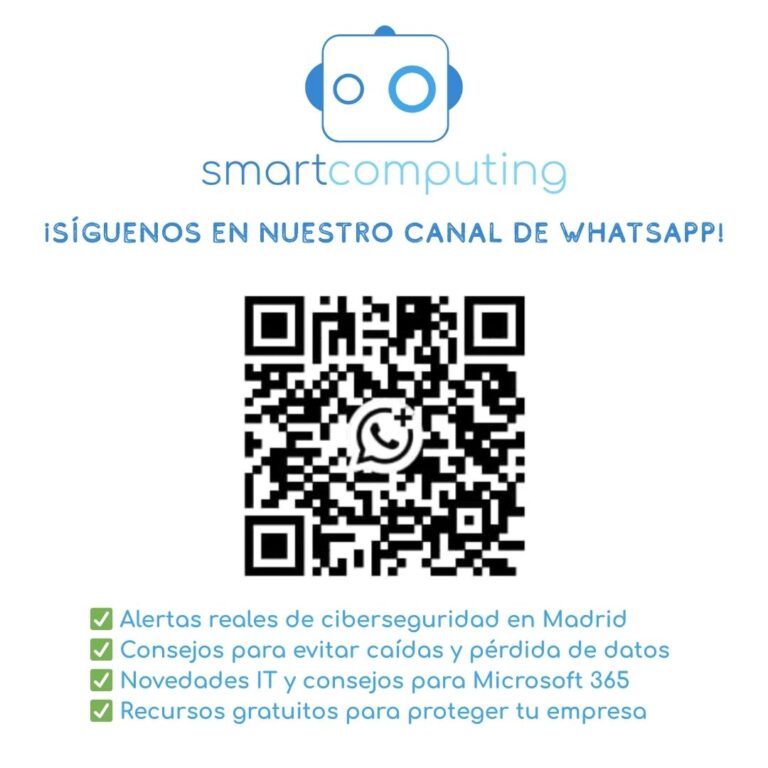 ¿Quieres conocer las últimas novedades de IT en Madrid? Síguenos en nuestro canal de WhatsApp Business